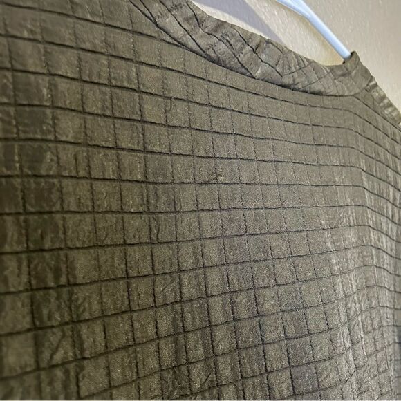 Eileen Fisher silk & linen blend frog closure jacket women’s size medium - Picture 8 of 11